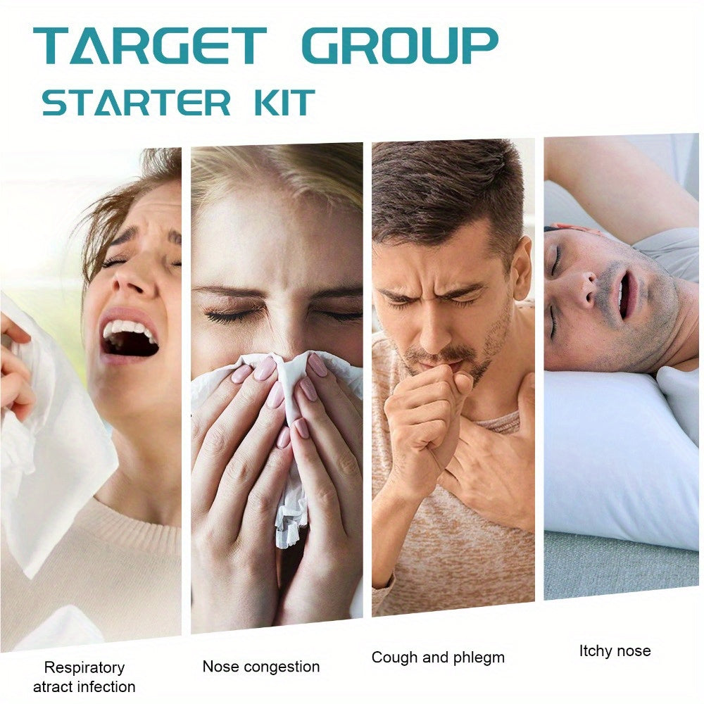 4-Clip Magnetic Nasal Dilator Set - Nasal Breathing Expansion Kit with Strong Adhesion.